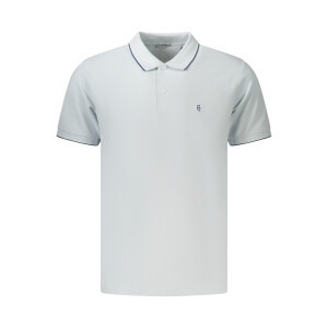 COVERI MOVING Ανδρική Μπλε Polo Μπλούζα με κοντά μανίκια