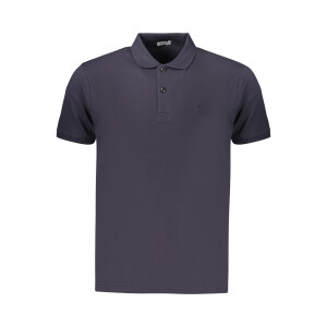COVERI MOVING Ανδρική Μπλε Polo Μπλούζα με κεντημένο λογότυπο
