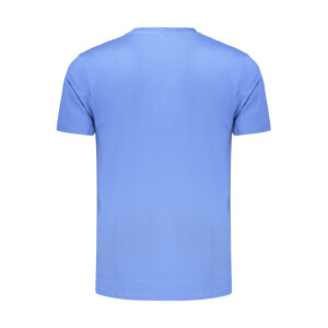 COVERI MOVING Ανδρικό Μπλε T-shirt με στρογγυλή λαιμόκοψη