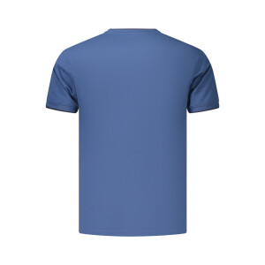 COVERI MOVING Ανδρικό Μπλε T-shirt με στρογγυλή λαιμόκοψη