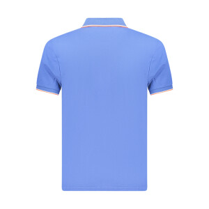 COVERI MOVING Ανδρική Μπλε Polo Μπλούζα με κεντημένο λογότυπο