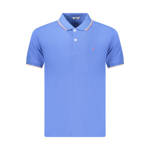 COVERI MOVING Ανδρική Μπλε Polo Μπλούζα με κεντημένο λογότυπο