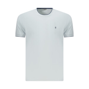 COVERI MOVING ανδρικό t-shirt σε μπλε χρώμα με στρογγυλή λαιμόκοψη