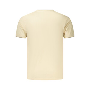 COVERI MOVING Ανδρικό Μπεζ T-Shirt με στρογγυλή λαιμόκοψη