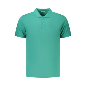 COVERI MOVING Ανδρική Πράσινη Polo Μπλούζα με κοντά μανίκια