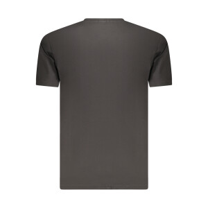 COVERI MOVING Ανδρικό Μαύρο T-shirt με στρογγυλή λαιμόκοψη