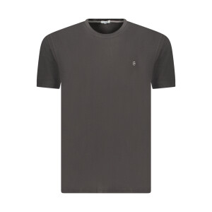 COVERI MOVING Ανδρικό Μαύρο T-shirt με στρογγυλή λαιμόκοψη