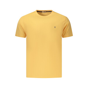 COVERI MOVING Ανδρικό Πορτοκαλί T-shirt με στρογγυλή λαιμόκοψη και λογότυπο