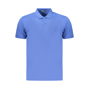 COVERI MOVING Ανδρική Μπλε Polo Μπλούζα με κεντημένο λογότυπο