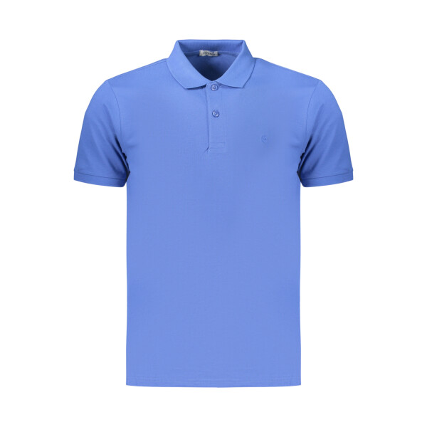 COVERI MOVING Ανδρική Μπλε Polo Μπλούζα με κεντημένο λογότυπο