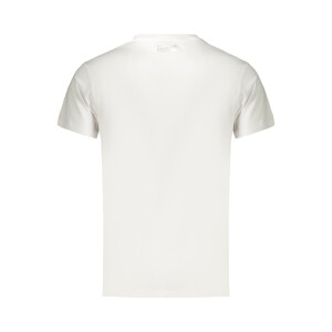 BIKKEMBERGS Ανδρικό Λευκό T-shirt με print λογότυπο