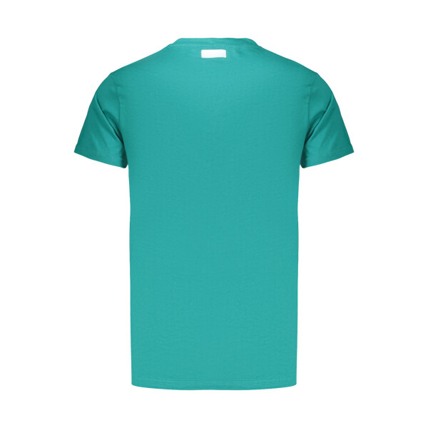 BIKKEMBERGS ανδρικό t-shirt σε πράσινο χρώμα με στρογγυλή λαιμόκοψη και λογότυπο