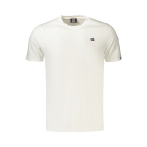 NORWAY 1963 Ανδρικό Λευκό T-shirt με στρογγυλή λαιμόκοψη και λογότυπο