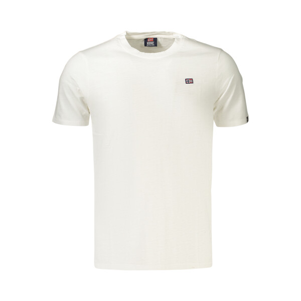 NORWAY 1963 Ανδρικό Λευκό T-shirt με στρογγυλή λαιμόκοψη και λογότυπο