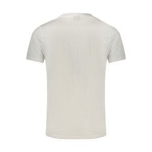 LOTTO ανδρικό λευκό T-shirt με στρογγυλή λαιμόκοψη και print με λογότυπο