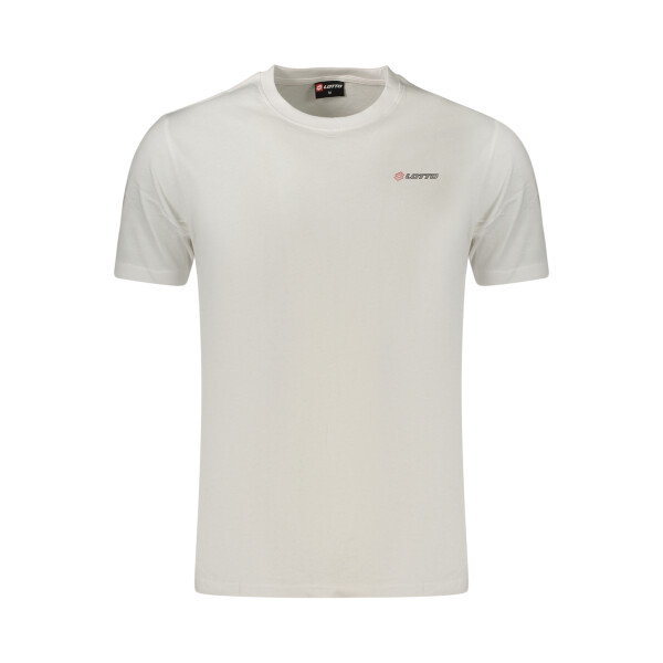LOTTO ανδρικό λευκό T-shirt με στρογγυλή λαιμόκοψη και print με λογότυπο