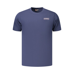 LOTTO Ανδρικό Μπλε T-shirt με στρογγυλή λαιμόκοψη και λογότυπο