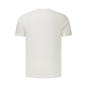 LOTTO Ανδρικό Λευκό T-shirt με στρογγυλή λαιμόκοψη και print λογότυπο