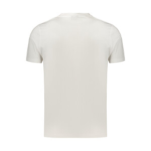 LOTTO Ανδρικό Λευκό T-shirt με στρογγυλή λαιμόκοψη και λογότυπο