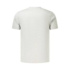 LOTTO Ανδρικό Γκρι T-shirt με στρογγυλή λαιμόκοψη και print λογότυπο
