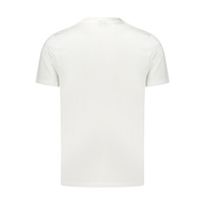 LOTTO Ανδρικό Λευκό T-shirt με στρογγυλή λαιμόκοψη και λογότυπο