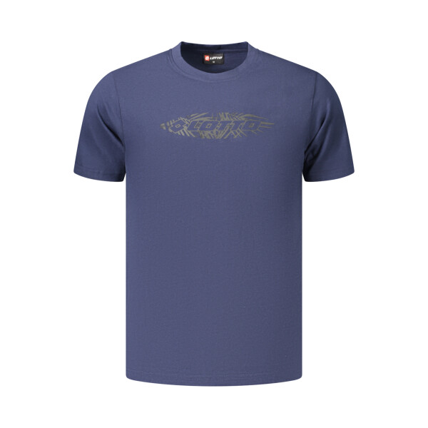 LOTTO Ανδρικό Μπλε T-shirt με στρογγυλή λαιμόκοψη και λογότυπο