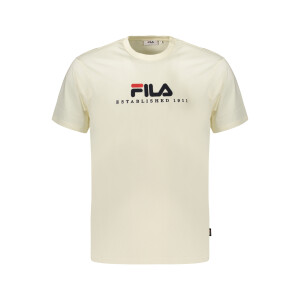 FILA Ανδρικό Μπεζ T-shirt με στρογγυλή λαιμόκοψη