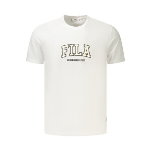 FILA Ανδρικό Λευκό T-shirt με print λογότυπο