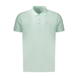 FILA Ανδρική Πράσινη Polo Μπλούζα με κοντά μανίκια και λογότυπο