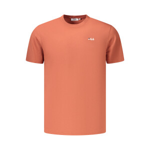 FILA Ανδρικό Κόκκινο T-shirt με στρογγυλή λαιμόκοψη και λογότυπο