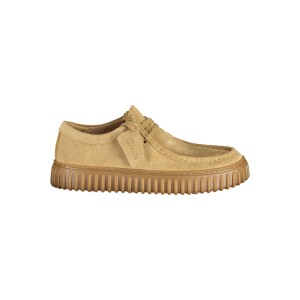 CLARKS Ανδρικά Καφέ Παπούτσια από σουέντ με κορδόνια