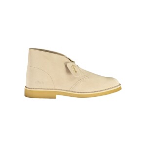 CLARKS Ανδρικά Μπεζ Μποτάκια από σουέτ με κορδόνια