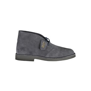 CLARKS Ανδρικά Μπλε Μποτάκια από σουέτ με κορδόνια