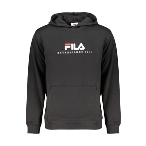 FILA Ανδρικό Μαύρο Φούτερ με Φερμουάρ