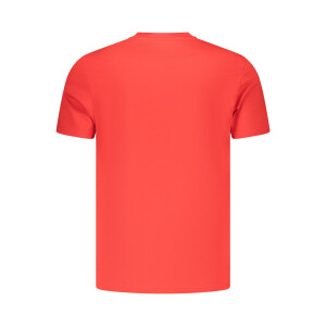 Tommy Hilfiger ανδρικό κόκκινο t-shirt με στρογγυλή λαιμόκοψη και λογότυπο