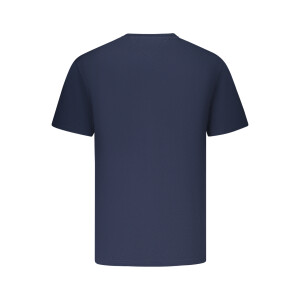 Tommy Hilfiger ανδρικό μπλε t-shirt με στρογγυλή λαιμόκοψη και print λογότυπο