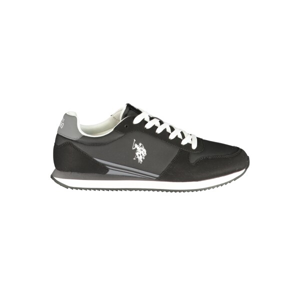 U.S. POLO ASSN.. Ανδρικά Μαύρα Sneakers με κορδόνια