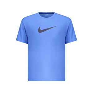 NIKE Ανδρικό Μπλε T-shirt με στρογγυλή λαιμόκοψη και λογότυπο