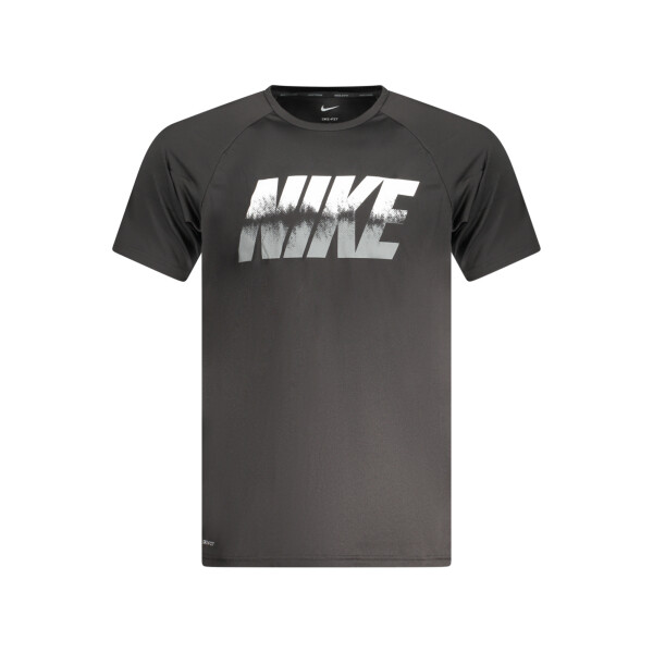 NIKE Ανδρικό Μαύρο T-Shirt με στρογγυλή λαιμόκοψη και λογότυπο