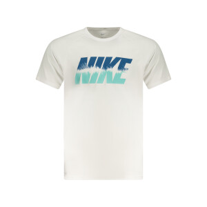 NIKE ανδρικό t-shirt σε λευκό χρώμα με στρογγυλή λαιμόκοψη και λογότυπο