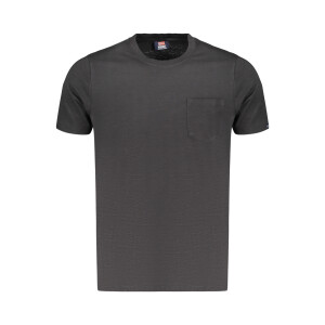 NORWAY 1963 Ανδρικό Μαύρο T-shirt με στρογγυλή λαιμόκοψη και τσέπη