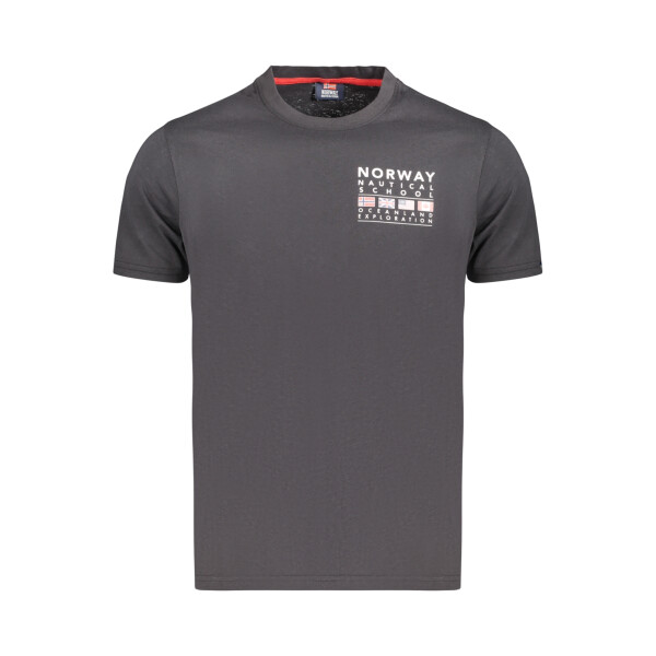 NORWAY 1963 Ανδρικό Μαύρο T-Shirt με στρογγυλή λαιμόκοψη
