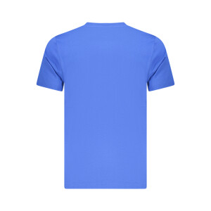LOTTO Ανδρικό Μπλε T-shirt με στρογγυλή λαιμόκοψη και print λογότυπο