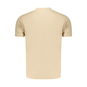 MARINA YACHTING Ανδρικό Μπεζ T-Shirt με στρογγυλή λαιμόκοψη