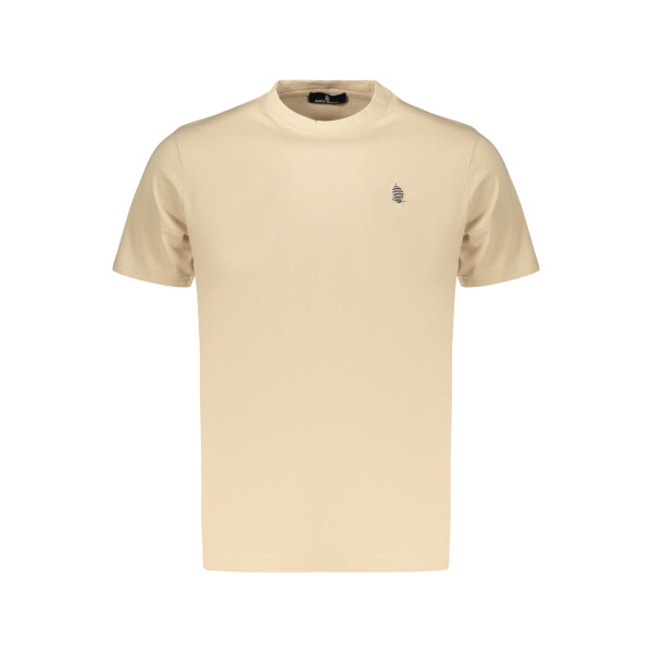 MARINA YACHTING Ανδρικό Μπεζ T-Shirt με στρογγυλή λαιμόκοψη