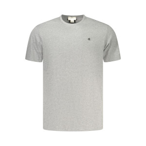 Calvin Klein ανδρικό t-shirt σε γκρι χρώμα με στρογγυλή λαιμόκοψη