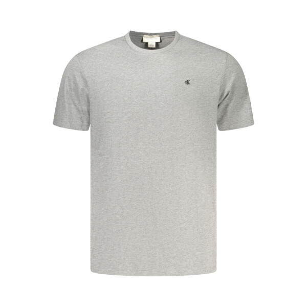 Calvin Klein ανδρικό t-shirt σε γκρι χρώμα με στρογγυλή λαιμόκοψη