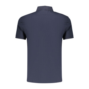 Calvin Klein ανδρική polo μπλούζα σε μπλε χρώμα με κεντημένο λογότυπο