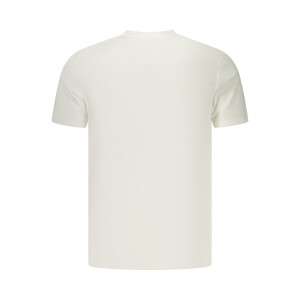 Calvin Klein ανδρικό λευκό t-shirt με στρογγυλή λαιμόκοψη και print λογότυπο