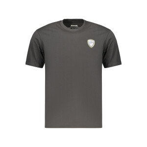 Blauer APPAREL ανδρικό μαύρο t-shirt με στρογγυλή λαιμόκοψη